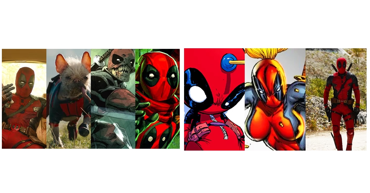 Variantes confirmadas de Deadpool em Deadpool e Wolverine: