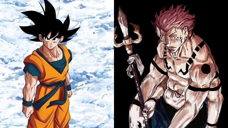 Goku e Sukuna de Jujutsu Kaisen se fundem em épica ilustração